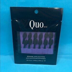 Free with any purchase- must add to bundle Black Sponge Applicators - 12 Pack